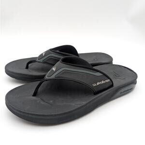 Quiksilver Mathodic Recovery Comfort Slide Sandal Men's Black Size US9 EU42